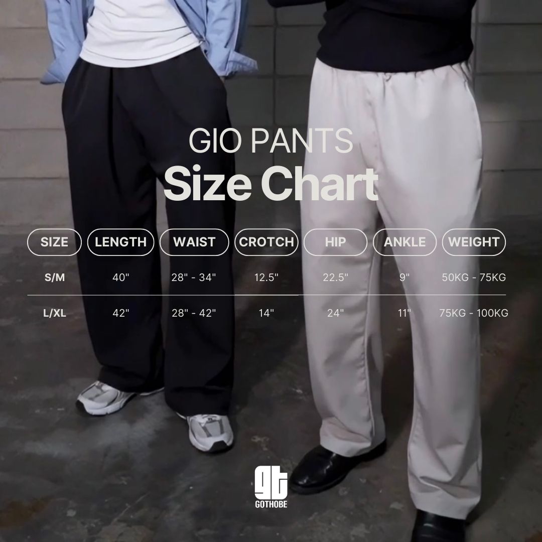 GIO BAGGY PANTS (IRONLESS)
