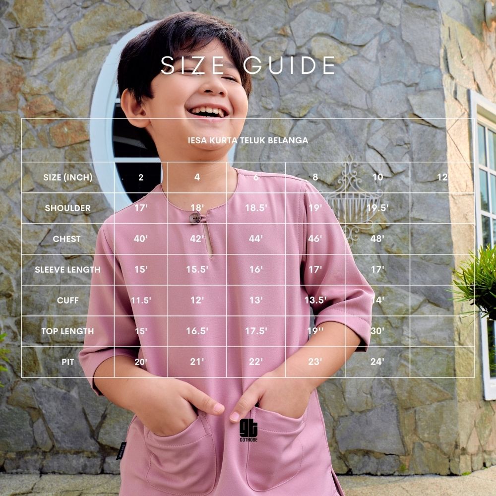 IESA KURTA TELUK BELANGA KIDS (IRONLESS)