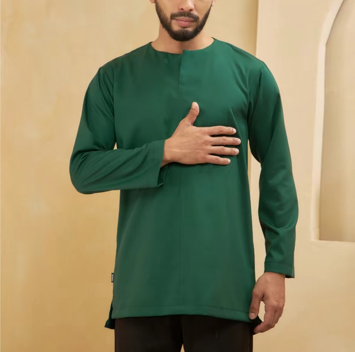 EMIR MODERN KURTA LONG-SLEEVED