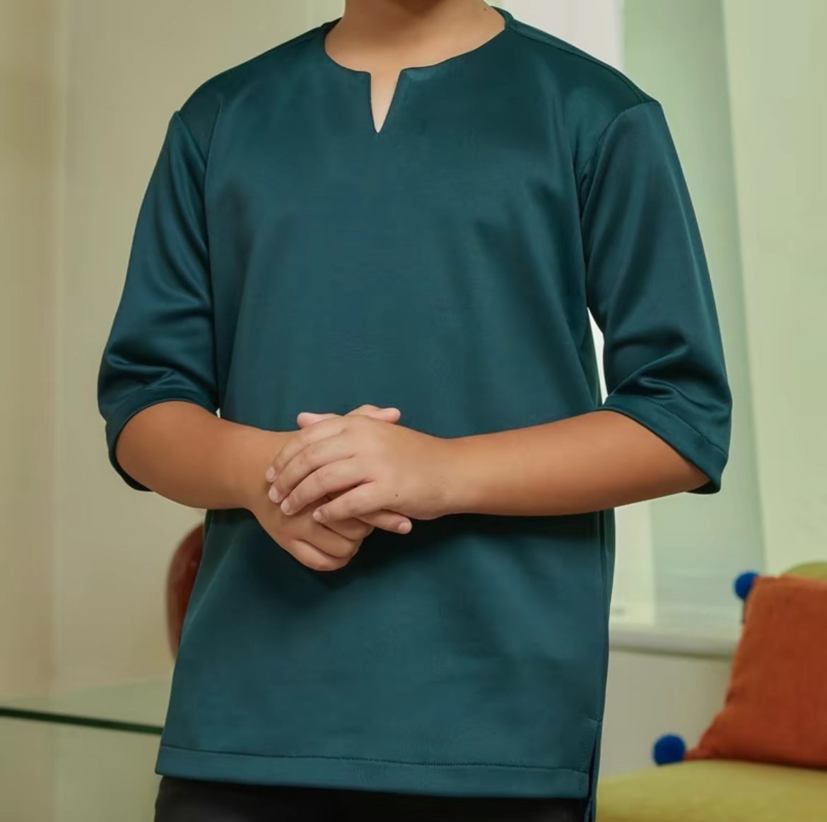 KIDS CASUAL KURTA (IRONLESS)