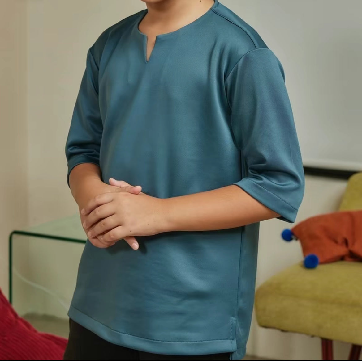 KIDS CASUAL KURTA (IRONLESS)